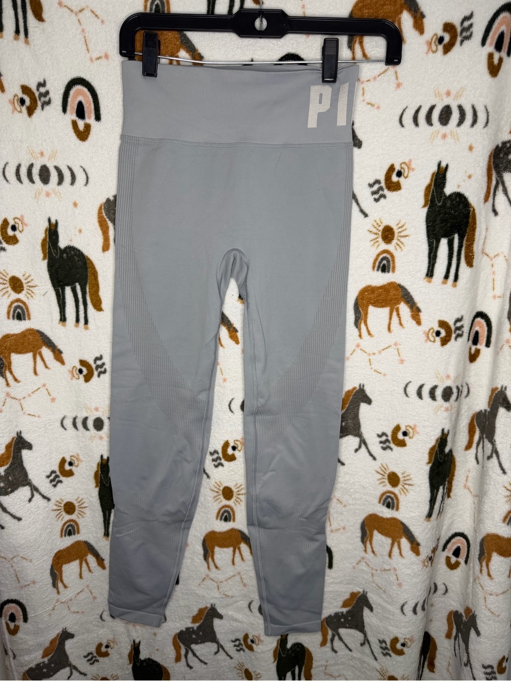PINK Victoria's Secret High-Rise Grey Active Leggings